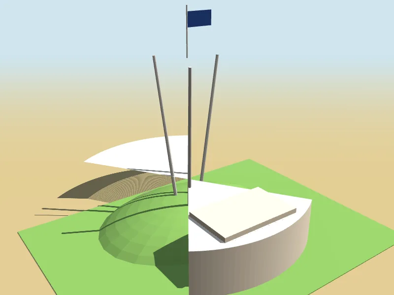 Hill House, a low-poly model in Roo Road Rescue