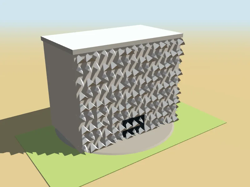 Honeycomb Lab, a low-poly model in Roo Road Rescue